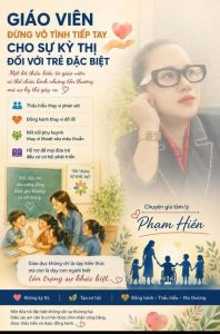 Giáo viên đừng vô tình tiếp tay cho sự kỳ thị đối với trẻ đặc biệt